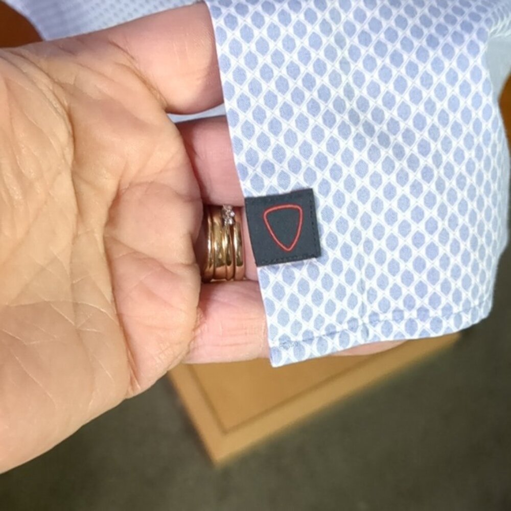 Strellson* Silas Button Front Collared Long Sleev… - image 6